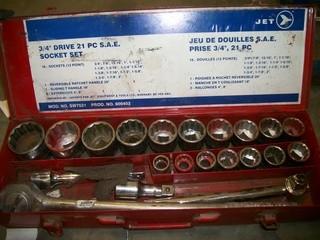 Jet 3/4 in Dr Socket Set