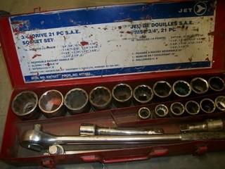 Jet 3/4 in Dr Socket Set