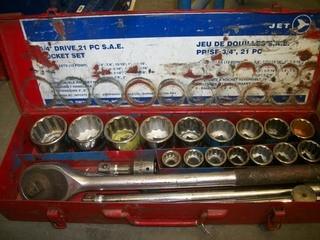 3/4" Dr Socket Set