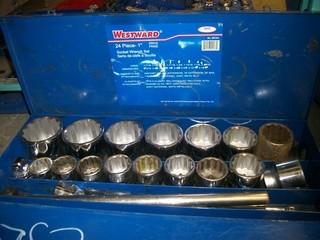 Westward 1" Dr Socket Set