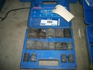 Westward 1/2" Dr Impact Socket Set