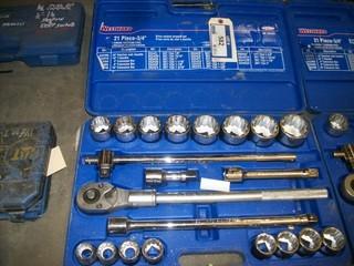 Westward 3/4" Dr Socket Set