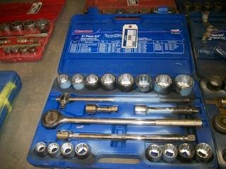 Westward 3/4 in Dr Socket Set