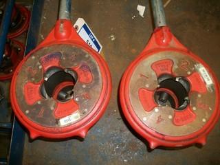 (2) Rigid Pipe Threaders c/w 1 in - 2 in