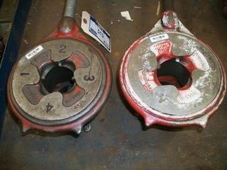 (2) Rigid Pipe Threaders c/w 1 in - 2 in