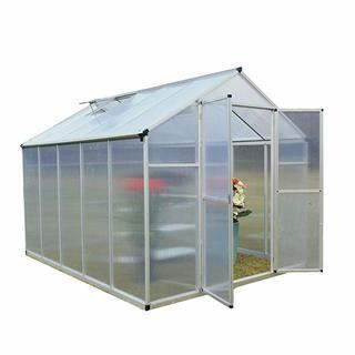 New 8'x10' Aluminum Greenhouse