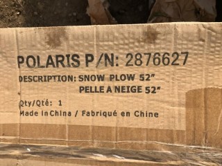 52" Snow Plow For 2006 Polaris Sportsman 500 EFI. P/N 2876627