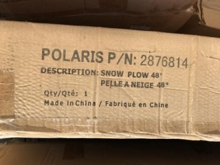 48" Snow Plow For Polaris Sportsman. P/N 2876814