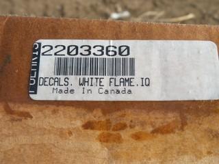 White Flame Decal Kit P/N 2003360