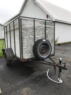 Pull Behind Trailer Utility 4.5 x 8 Serial # OBL