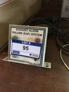 Exhaust Alarm Failure System