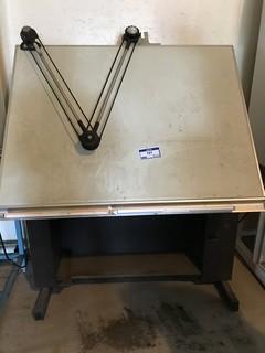 Drafting Table c/w arms