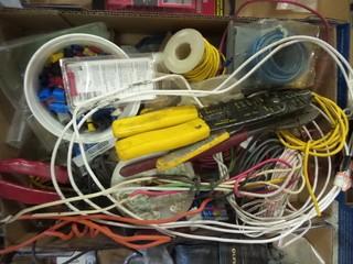 Assorted Electrical Wire and Strippers