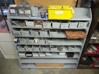 Shelving with Screws, Nuts & Bolts ,Washers and Contents