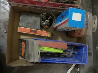 Assorted Drill Bits and Cordless Bit Sharpener