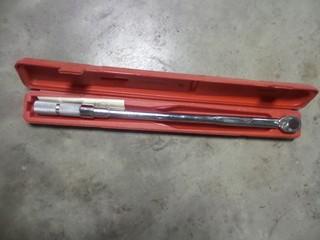 (1)Proto Torque Wrench 1/2" Drive, 250 Foot Pounds, (1) Williams Torque Wrench, 250 Foot Pounds