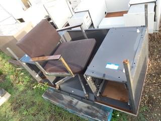 Metal Office Desk C/W Chair