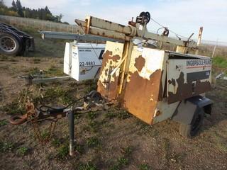 Ingersoll Rand 6KW Light Tower C/W Kubota 3 Cyl. Diesel, LS Generator, No Lights, 175/80D13, Pintle Hitch, 10,027 HRS S/N 286439UB1823