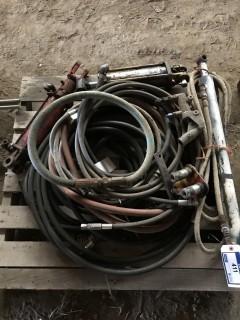 Contents of Pallet, Hydraulic Hoses and Rams