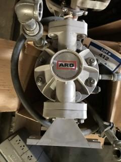 1/2" Air Driven Non-Metallic Diaphragm Pump c/w regs