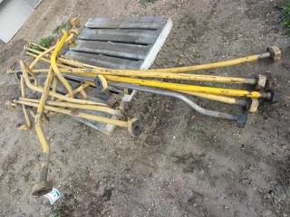 Qty Of Metal Hyd. Lines (Off CAT Track Hoe)