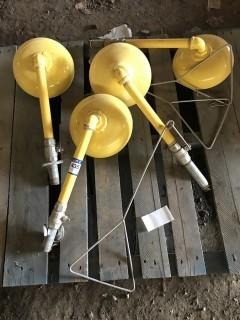 Contents of Pallet, Safety Drench Shower Head and (4)Valves