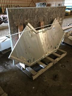 Galvanize Metal Counter and S/S Counter Top