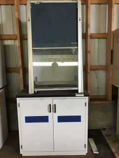 Acid Base Store (new) and 28" Fibre Glass Fume Hood