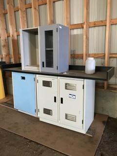 Acid Base Storage Cabinet (new), Door Cabinet with Top and wall case(2) 