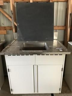  Stainless Sink and Cabinet