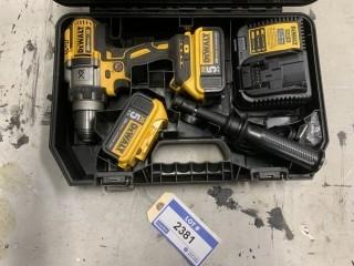 Dewalt 20V Cordless Drill c/w charger and (2) Batteries