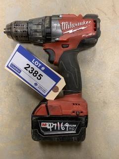 Milwaukee 18V Cordless Drill *NOTE Charger Missing*