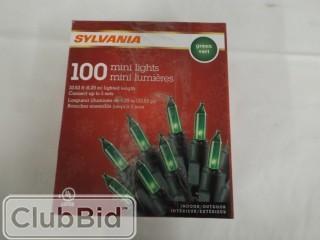 Qty of (4) Boxes of Assorted Sylvania Mini Lights Indoor/Outdoor Lights 
