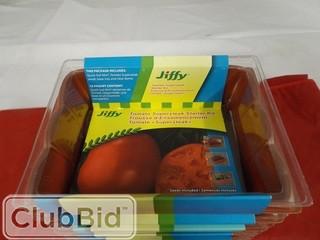 Qty of (10) Jiffy Tomato Supersteak Starter Kit 
