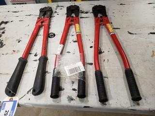 Qty Of (3) Bolt Cutters *New*