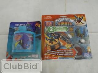 Lot of Assorted Fisher Price Toys: Finding Dory, Skylanders, Etc. 
