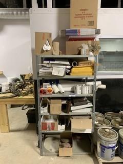 Metal Shelving c/w Contents