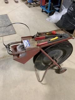 Metal Banding Cart and Supplies