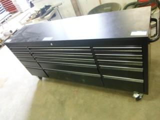 New 72" 15 Drawer Powder Coating Steel Tool Chest Pt# HTC7215PC