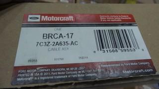 Parking Brake Cable Assembly. Pt# BRCA-17 c/w To Fit 2004 and Up F-250 and F-350 