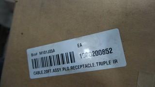 20' Receptacle Plug Cable. Pt # 434104