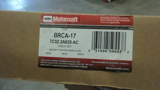 Parking Brake Cable Assembly. Pt# BRCA-17 c/w To Fit 2004 and Up F-250 and F-350 