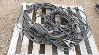 (2) 50' Welding Cable And 25' Ground