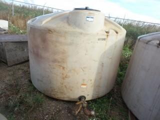 1250 Gal. Poly Tank C/W Fittings