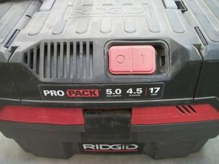 Ridgid Pro Pack Shop Vac