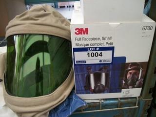 3M Full Face Masks C/w Box Of Respirator Wipes