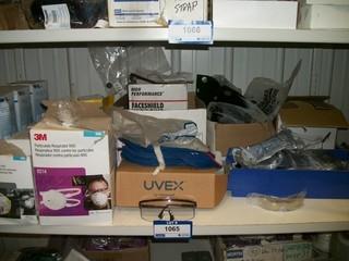 Qty Of Dust Masks, Safety Glasses And Face Shields