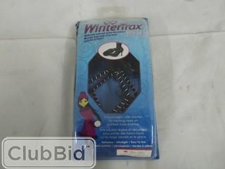 Qty of (4) Winter Trax for Her Spikeless Ultralight Easy-to-Use Shoe Covers Women's Size 6-10 
