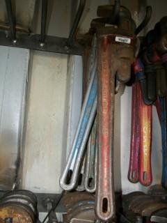 Qty Of 18" Pipe Wrenches