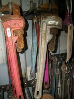 Qty Of Approx (6) 18" Pipe Wrenches